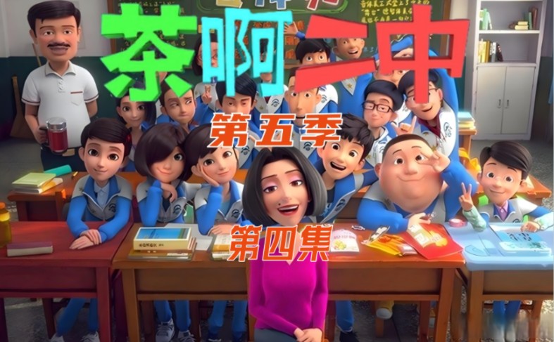 国产校园动漫看看《茶啊二中》第五季第四集震撼来袭,全程回忆杀,看看