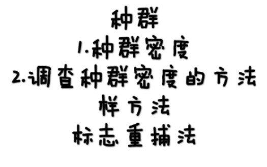 生物种群1.种群密度2.调查种群密度的方法样方法标志重捕法哔哩哔哩bilibili