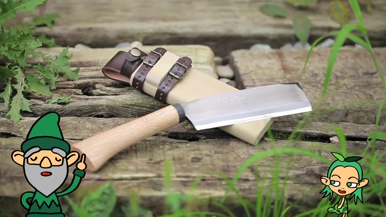 日本柴刀的使用方法土佐晶之作视频教程