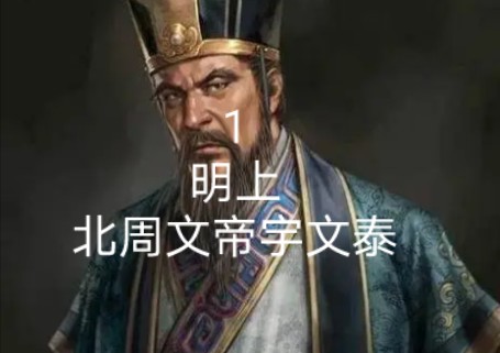 南北朝皇帝排行榜第1名北周文帝宇文泰(明上)