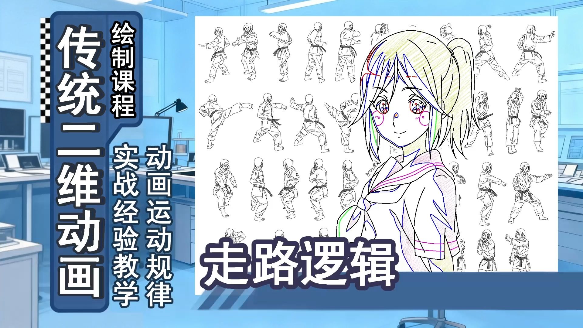 动画作画-24-走路逻辑
