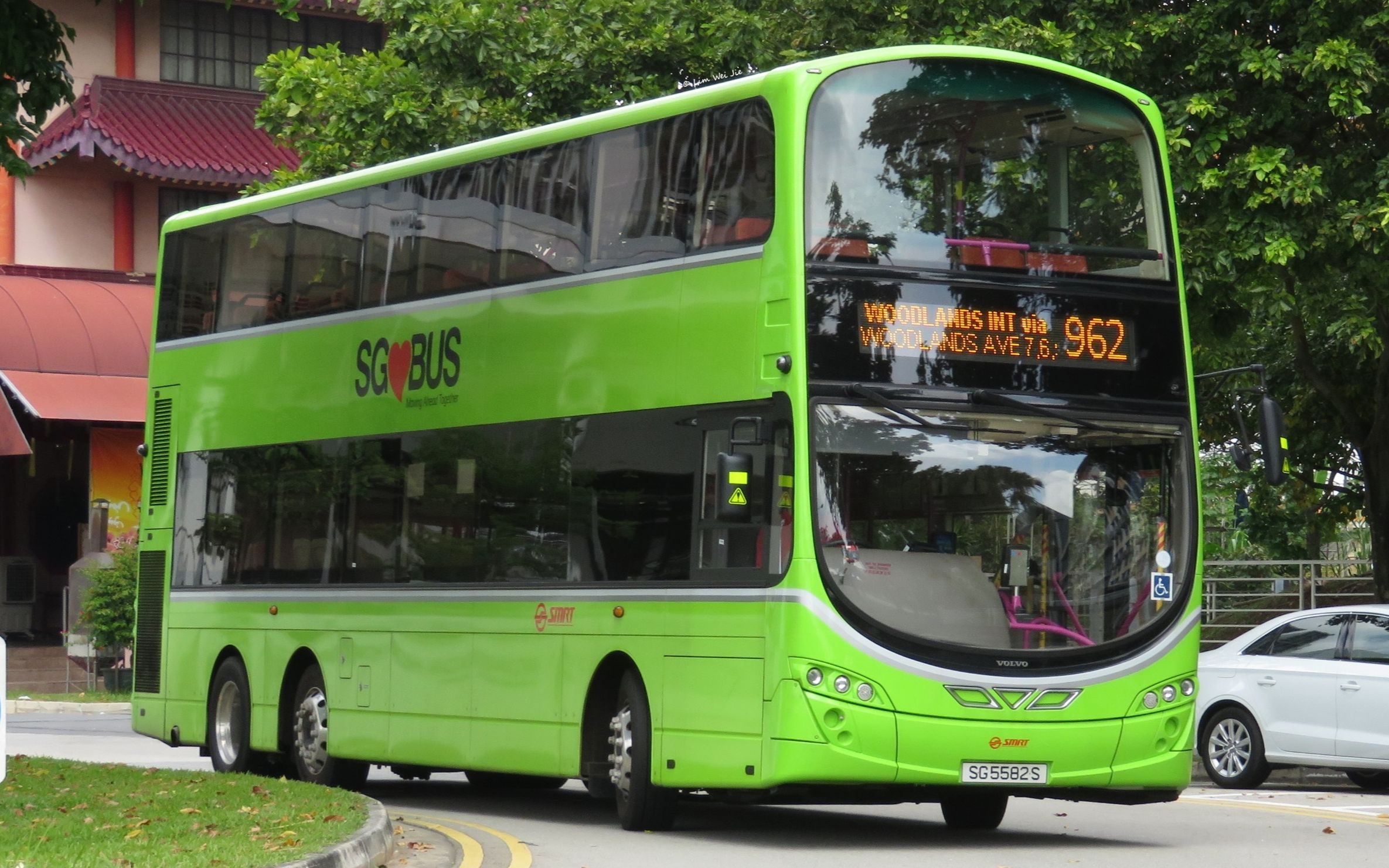 [新加坡公交] smrt 962路 兀兰↺三巴旺_哔哩哔哩_bilibili
