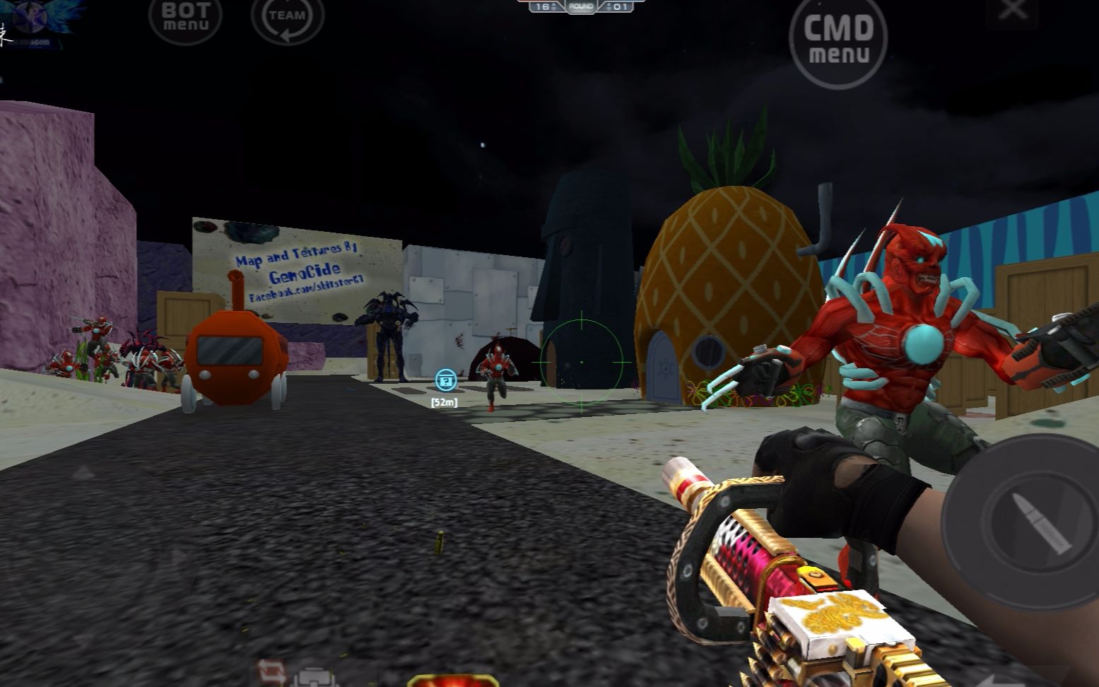 当你在海绵宝宝家玩cf时会怎么样?