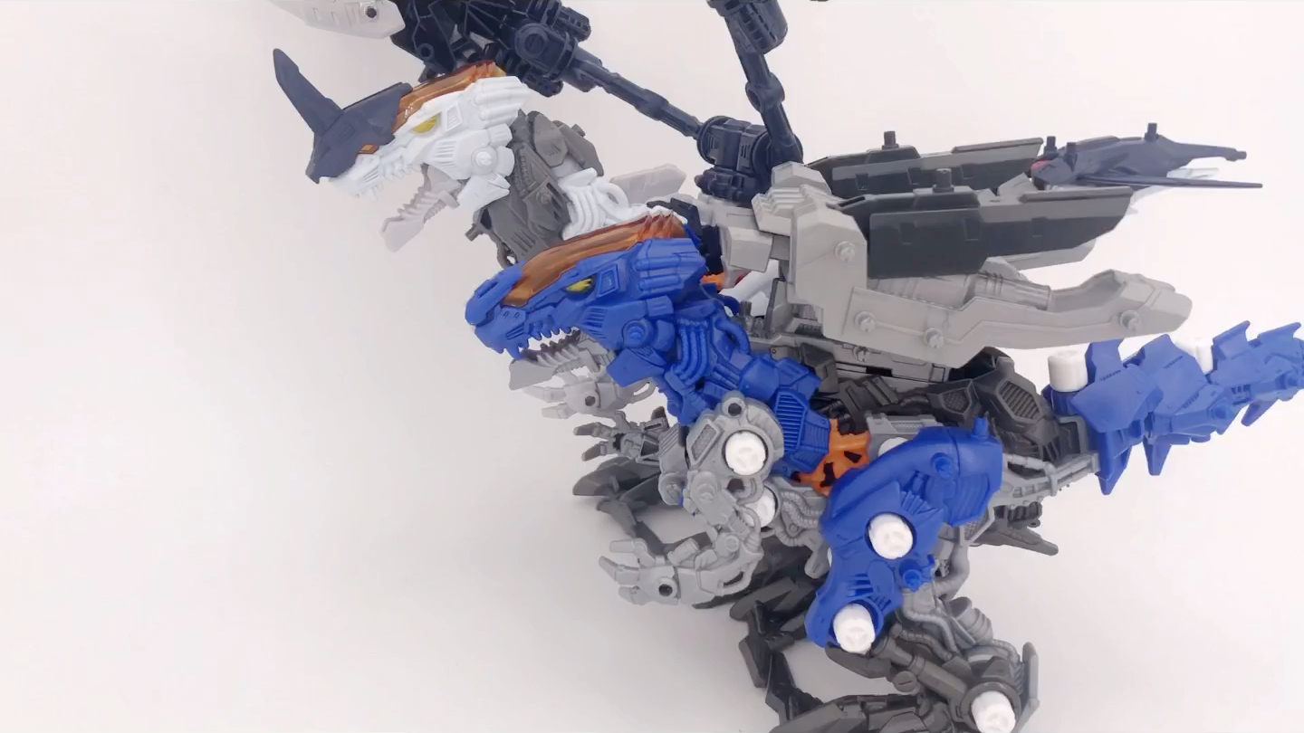 【开箱组装】zoids索斯机械兽——zw55杰诺暴龙巨刃型