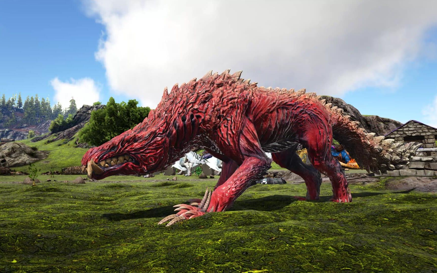 可以养惨爪龙啦-方舟怪物猎人