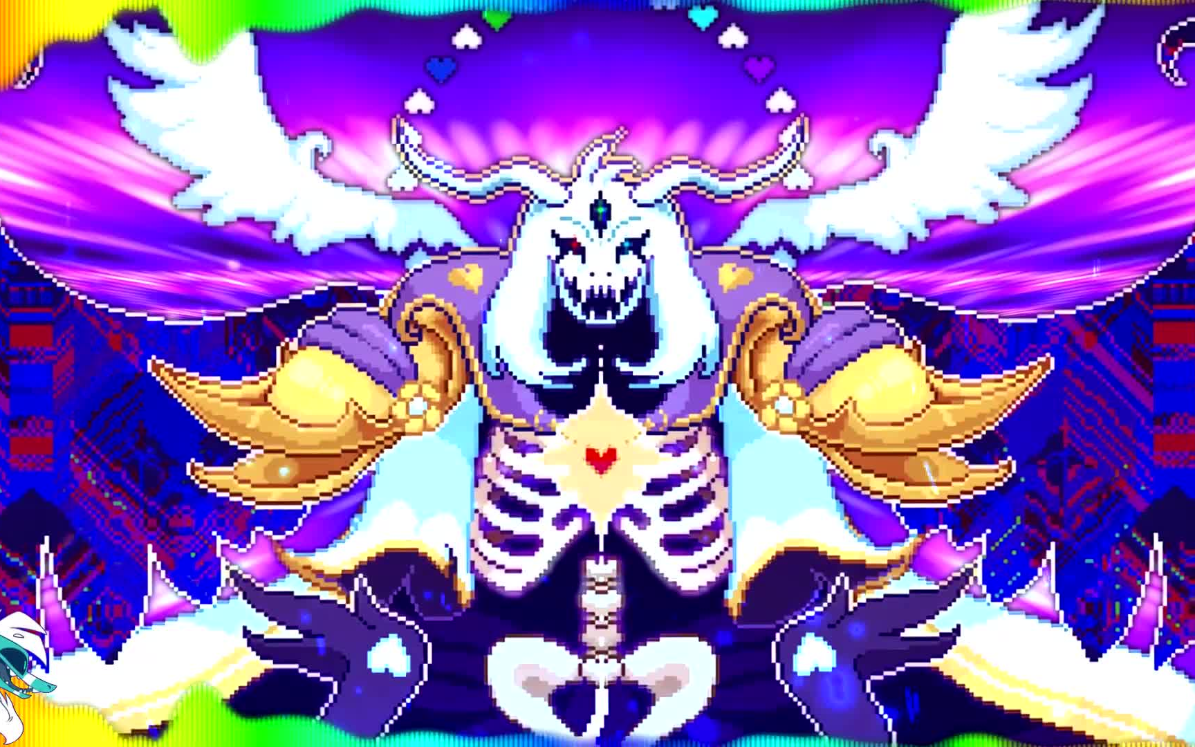 deltarune高速毁灭最终bossasriel第一阶段饭制