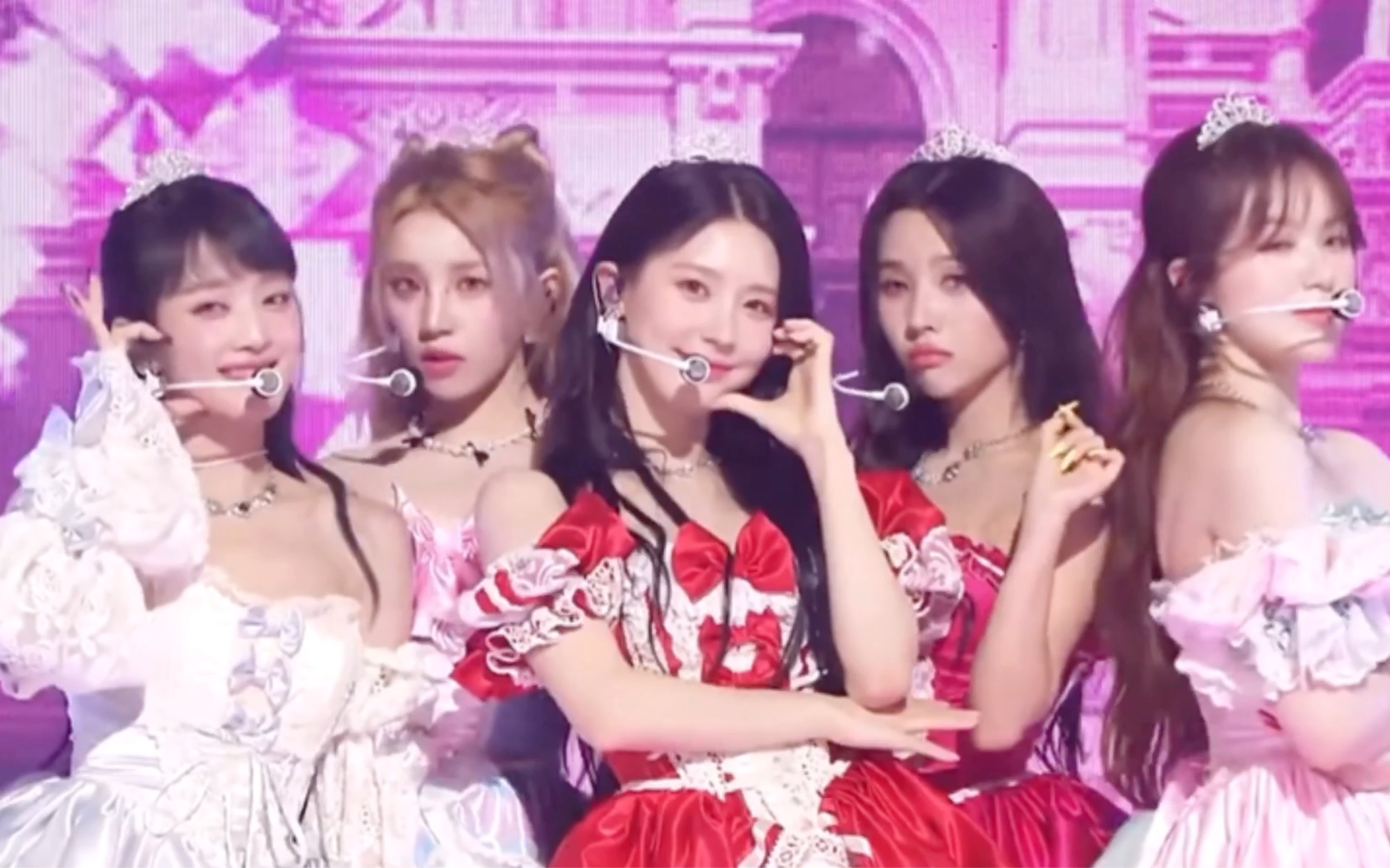 最后一场打歌舞台.230604.全员公主裙.【gidle】queencard