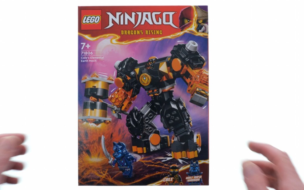 乐高幻影忍者 71806 寇的土系元素机甲 速组评测