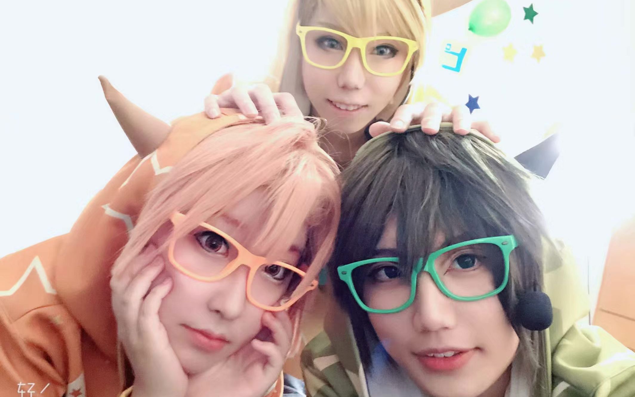 【iodlish7/静态cos】pythagoras☆fighter 欢快毕达三人组