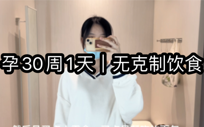 孕期vlog|孕30周1天|无克制的日常饮食——2022.11.24哔哩哔哩bilibili