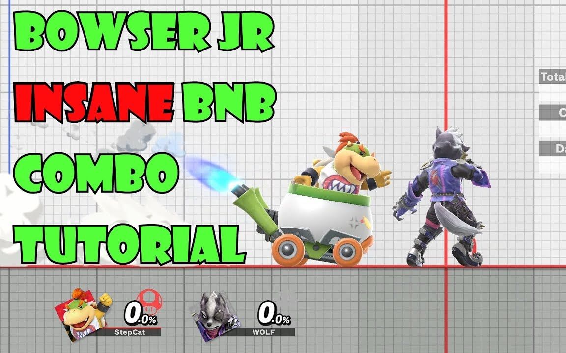 【任天堂明星大乱斗sp】酷霸王jr.连招教程_哔哩哔哩_bilibili