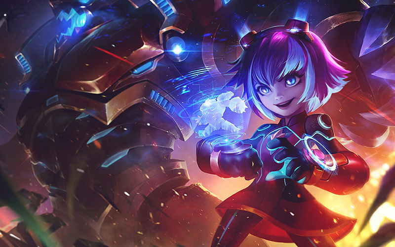 皮肤实战体验银河魔装机神安妮黑暗之女