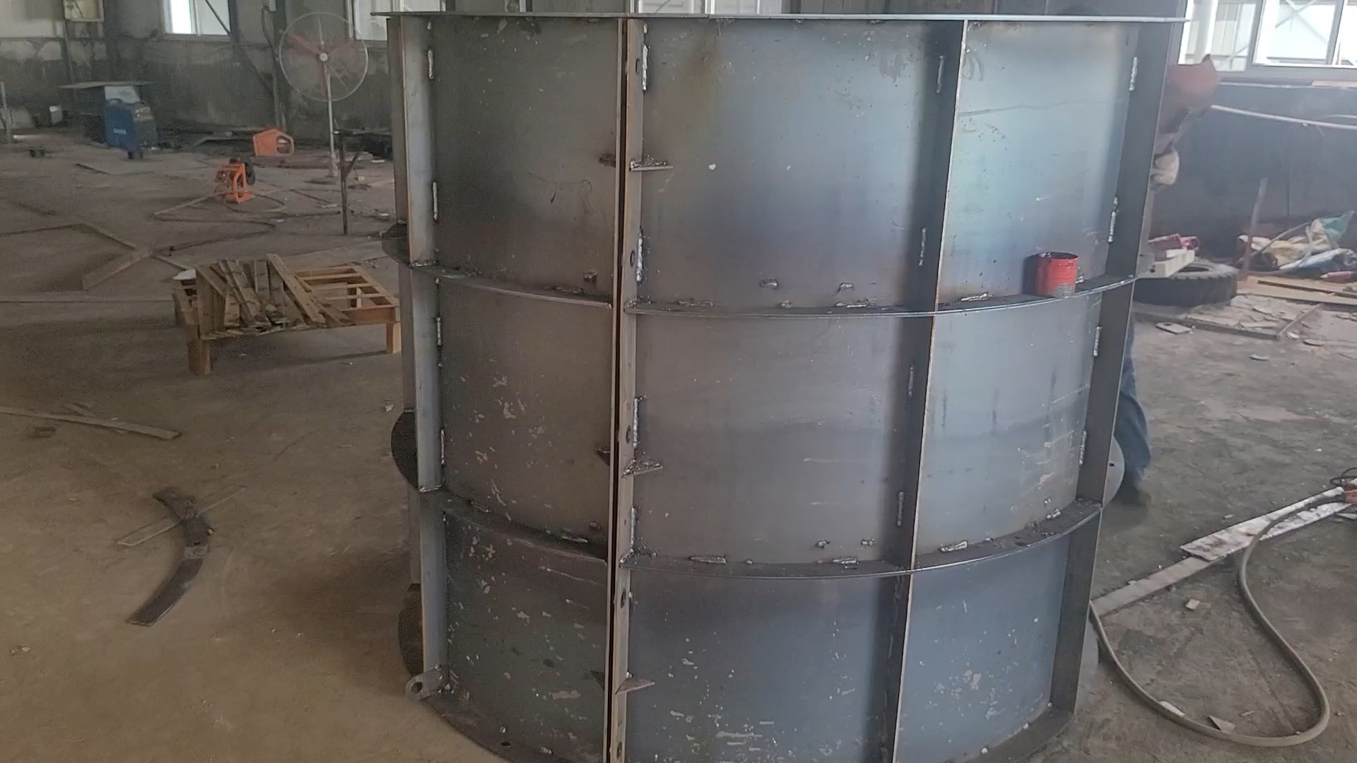 排水检查井模具 源茂污水预制检查井模具