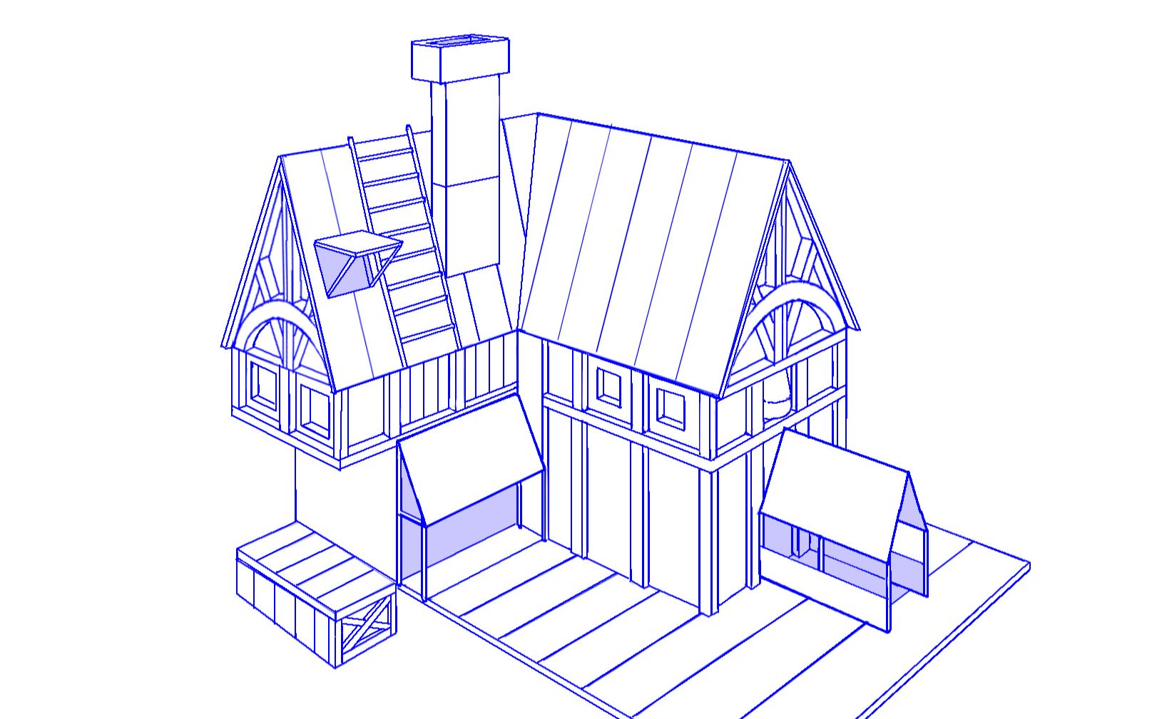 【板绘练习】一个小房子的画法