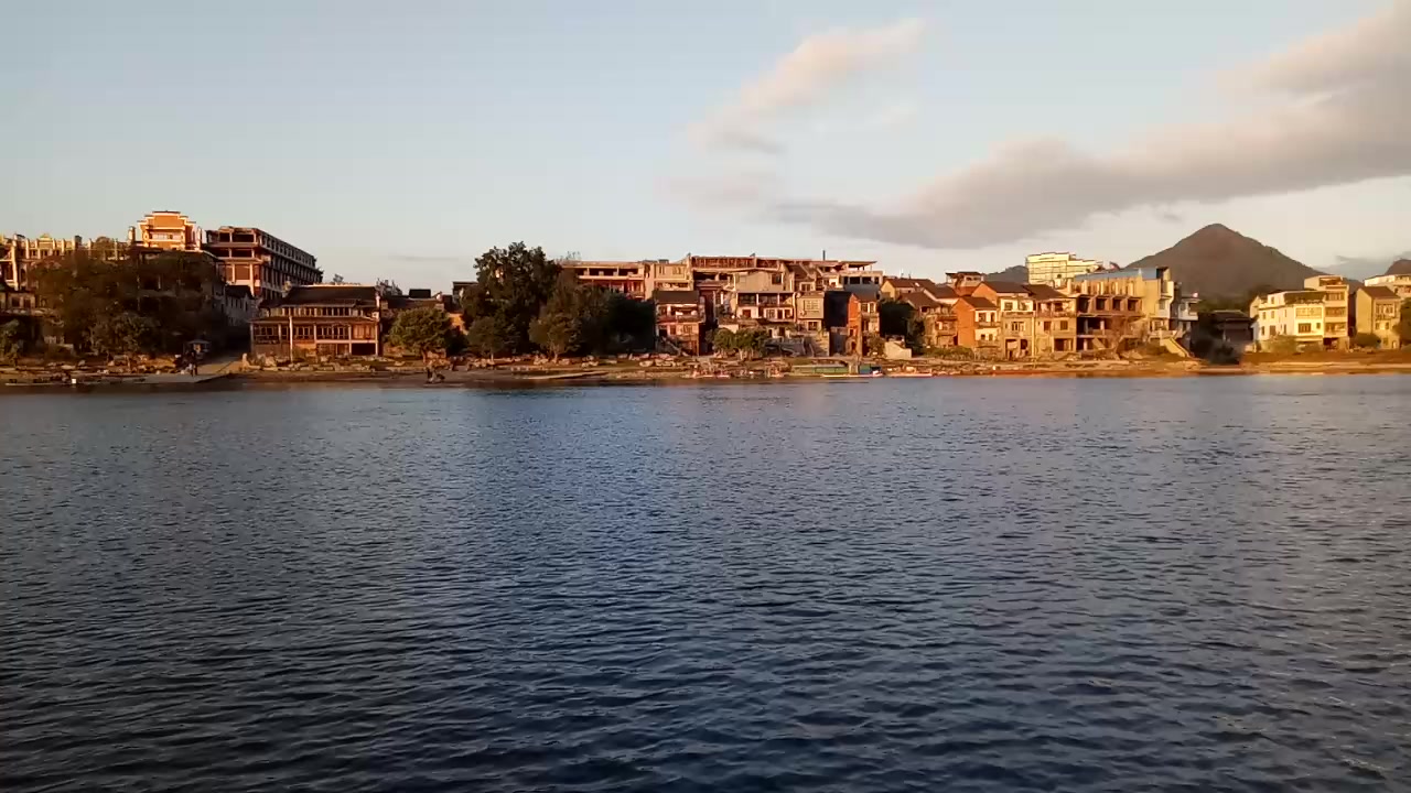 桂林大圩毛洲岛 极目远眺