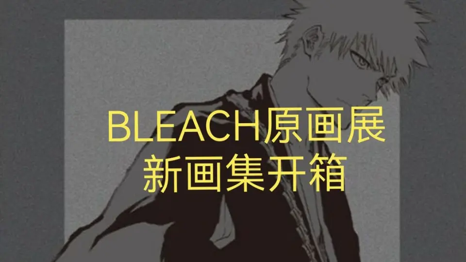 开箱丨死神原画展BLEACH EX.公式图录THE BLACK BROCHURE_ 