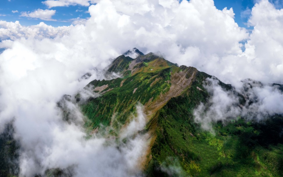 苍山全景图图片