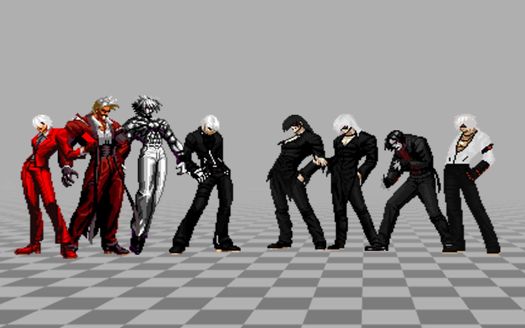 mugen正义四巨头vs邪恶四巨头