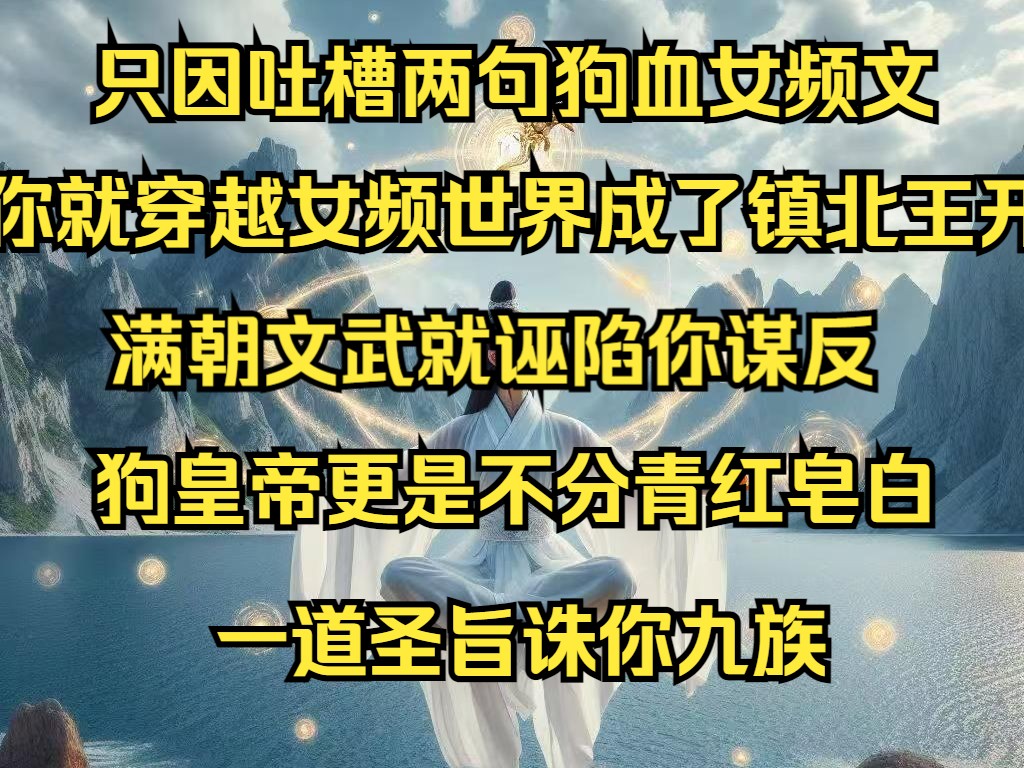 只因吐槽了两句狗血女频文,你就穿越女频世界成了镇北王开局满朝文武就诬陷你谋反,狗皇帝更是不分青红皂白一道圣旨诛你九族哔哩哔哩bilibili