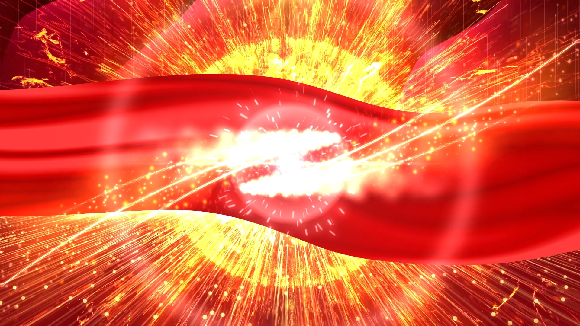 中国红 大气震撼 开场 专题 会议 颁奖 视频素材