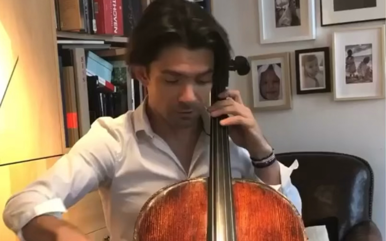 [图]巴赫大提琴无伴奏第一组曲 吉格舞曲- Gautier Capucon 卡普松（持续更新中）