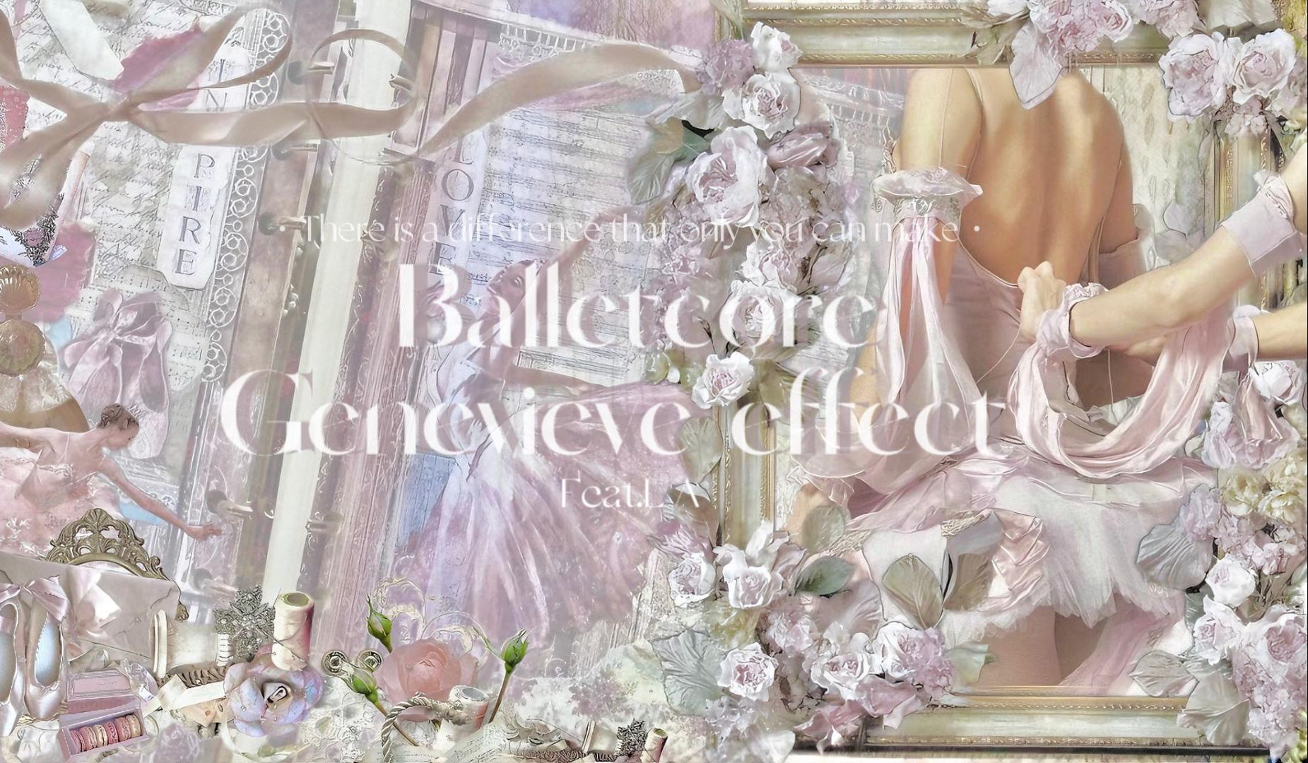 Balletcore|珍珠贝母、粉玫瑰,蕾丝与天鹅绒哔哩哔哩bilibili