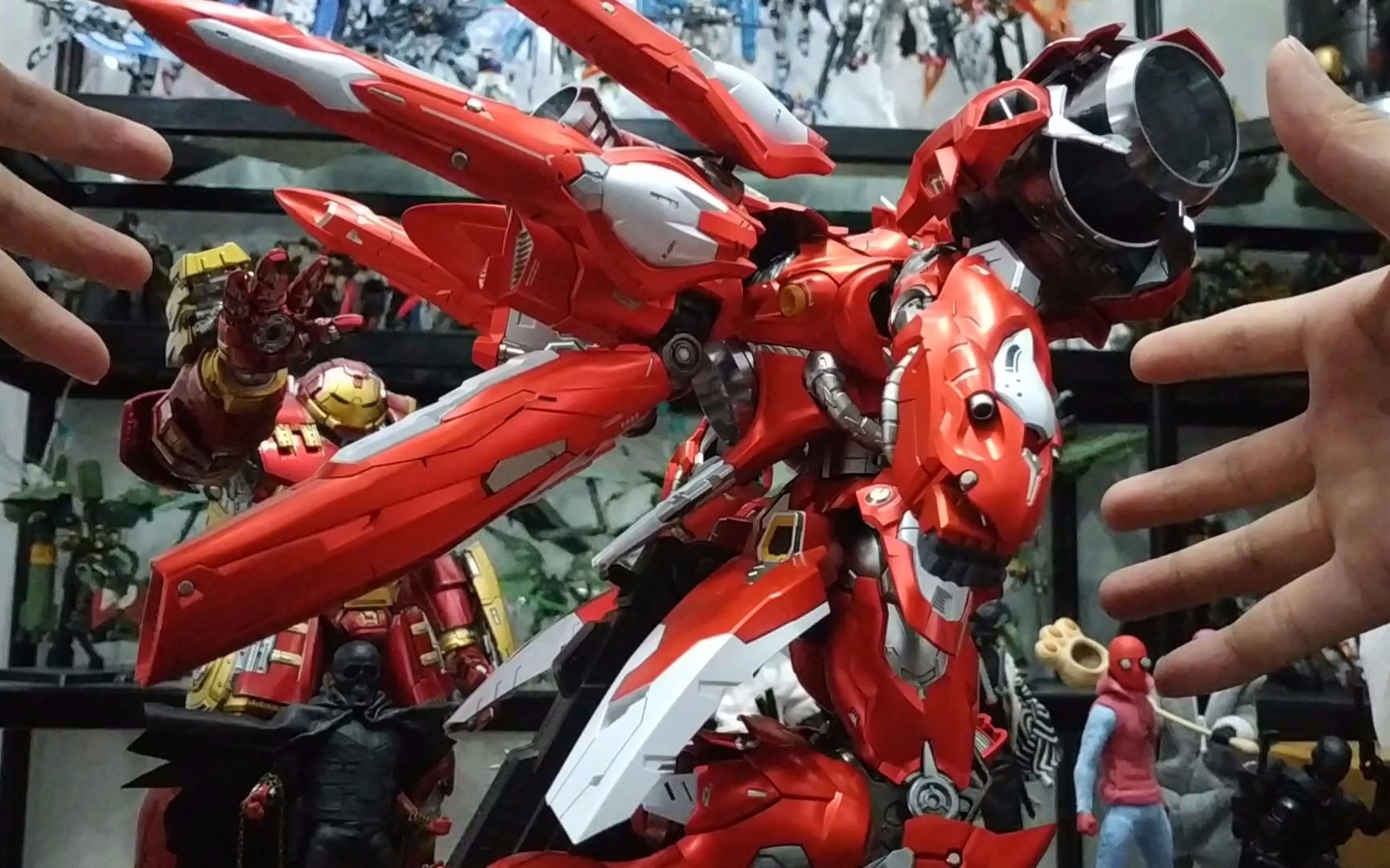 【瞎玩摆弄】【323期】魔兽moshow朱雀1/72 魔改红色角马