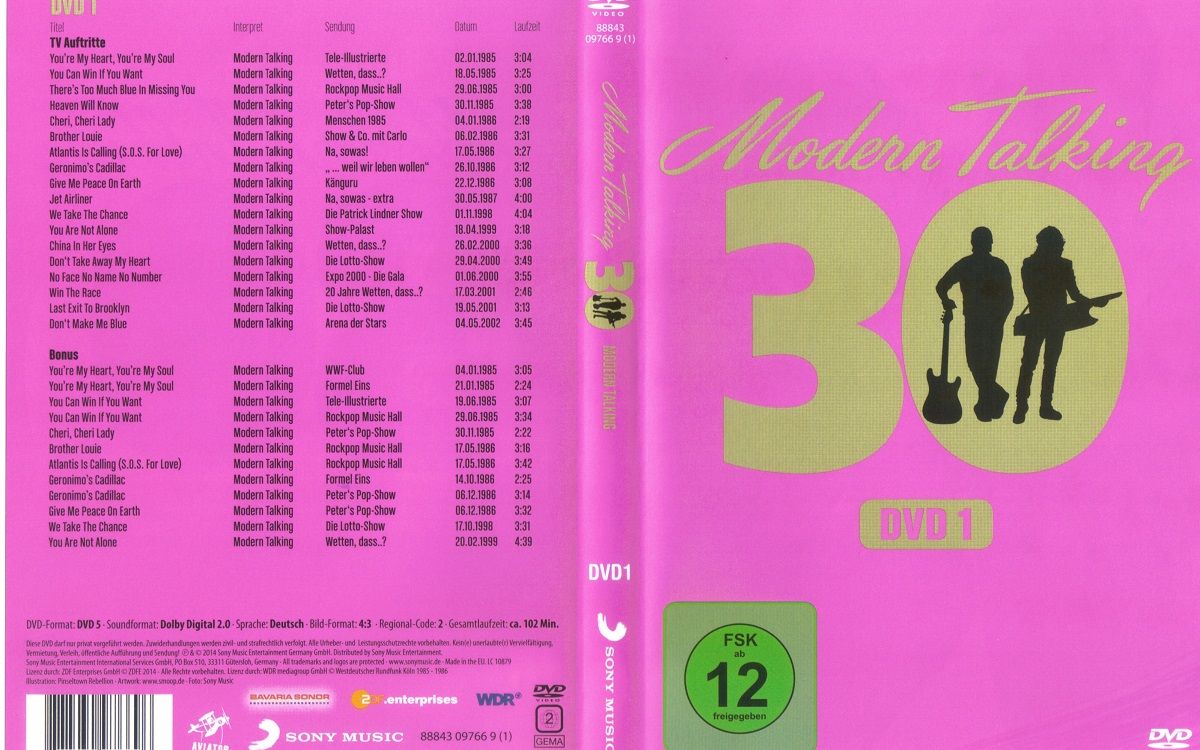 [图]Modern Talking - 30（DVD 1）