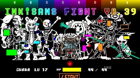 无药】INK! Sans Fight v0.37 手机版二阶段无药_哔哩哔哩_bilibili