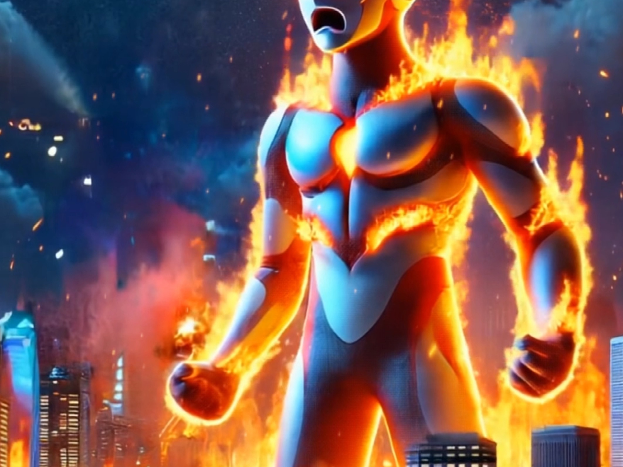 不是所有奥特曼都不怕火焰