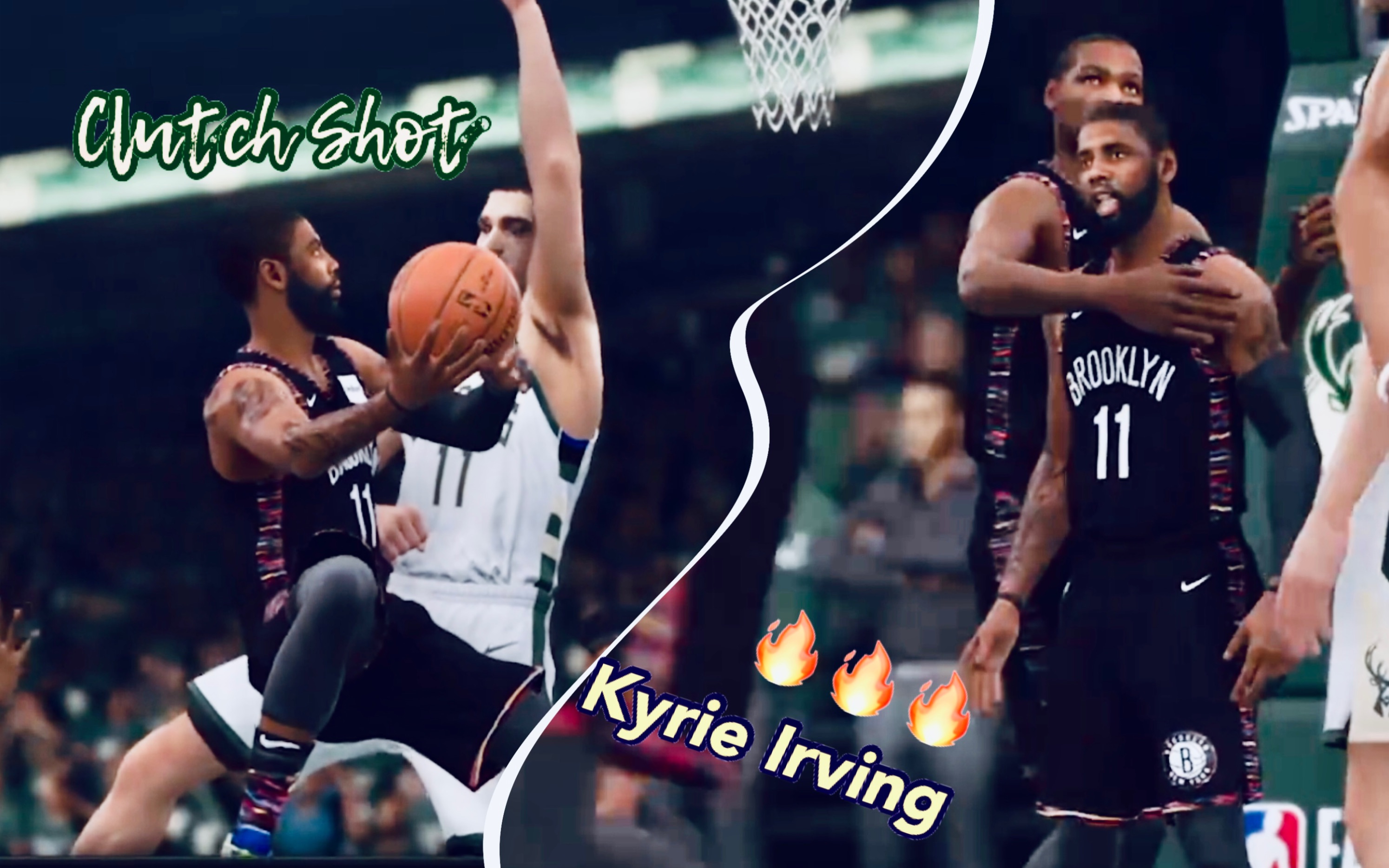 【nbalive19】欧文生气了!招牌拉杆 致命三分带走胜利