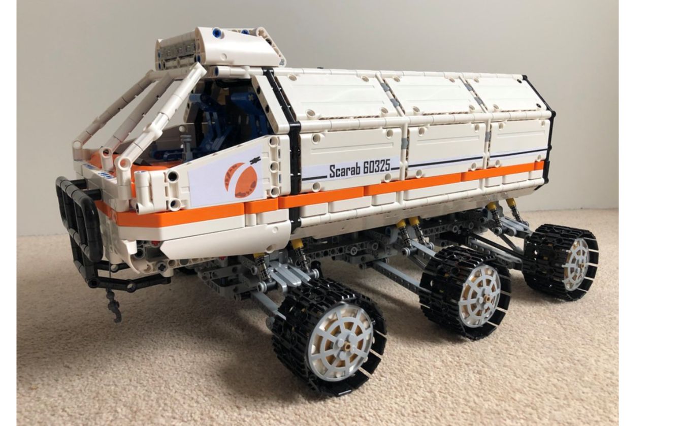 lego乐高 technic科技系列 moc 火星任务 tc16 scarab 圣甲虫运输车