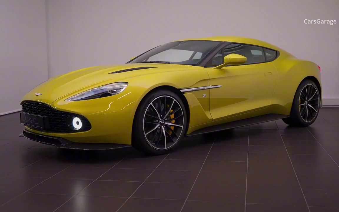 跑车鉴赏,实拍2023款阿斯顿马丁zagato,太帅气了!
