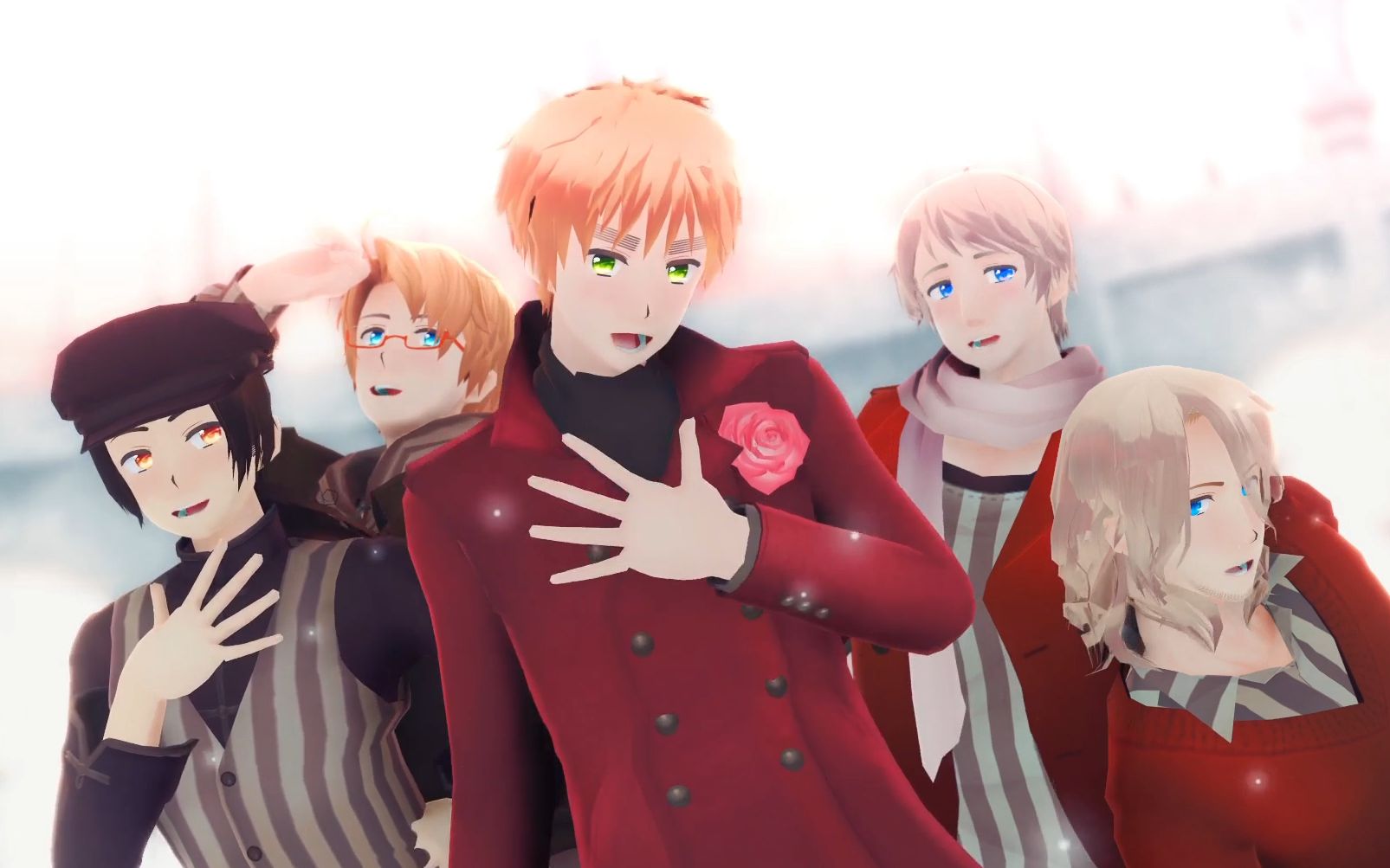 【aph/mmd】carry me off king【聯五】