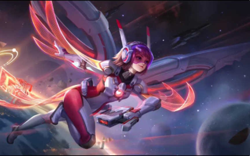 英魂之刃精卫揽星鸿翼征天揽星系列皮展示