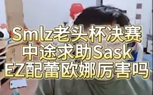 Download Video: Smlz老头杯决赛中途求助Sask，问完第二把就拿下MVP