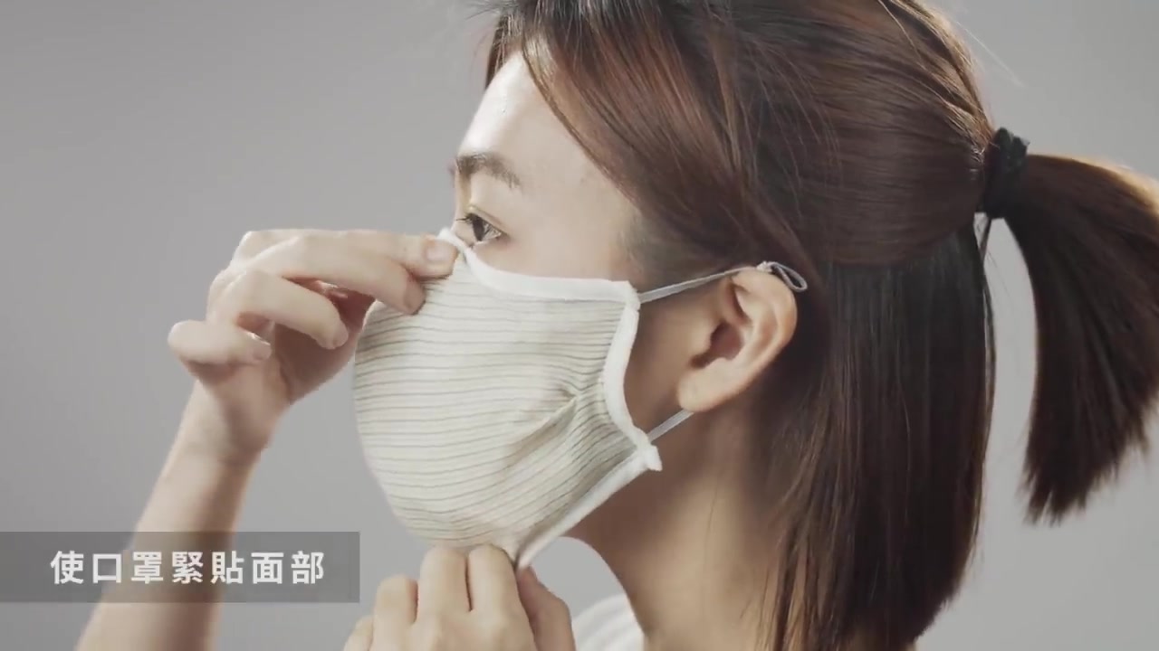 可重复使用60次的铜芯抗疫口罩 cu mask