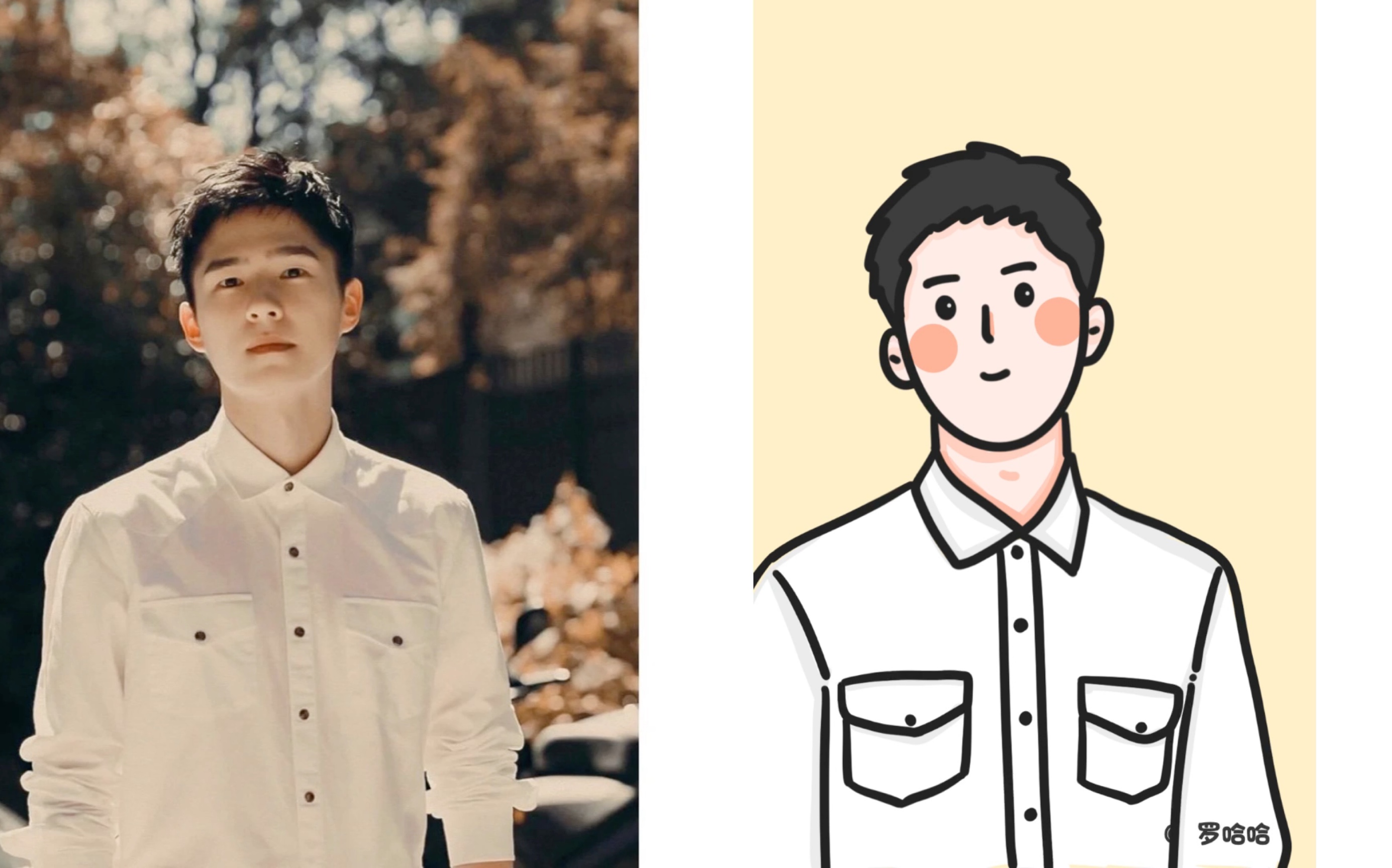 procreate绘画|刘昊然 | 手绘插画