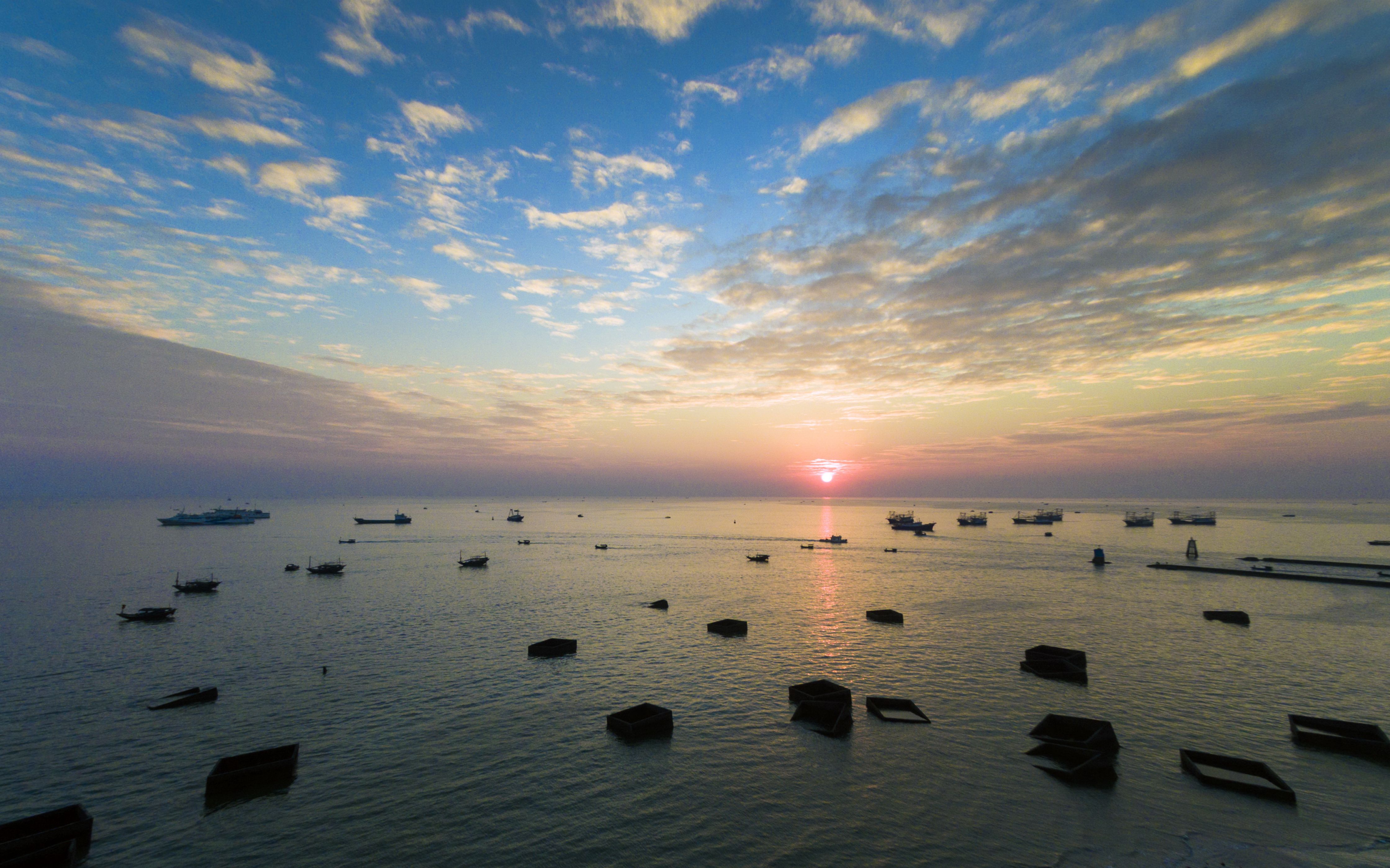 广西 北海"潮"伴日落_01