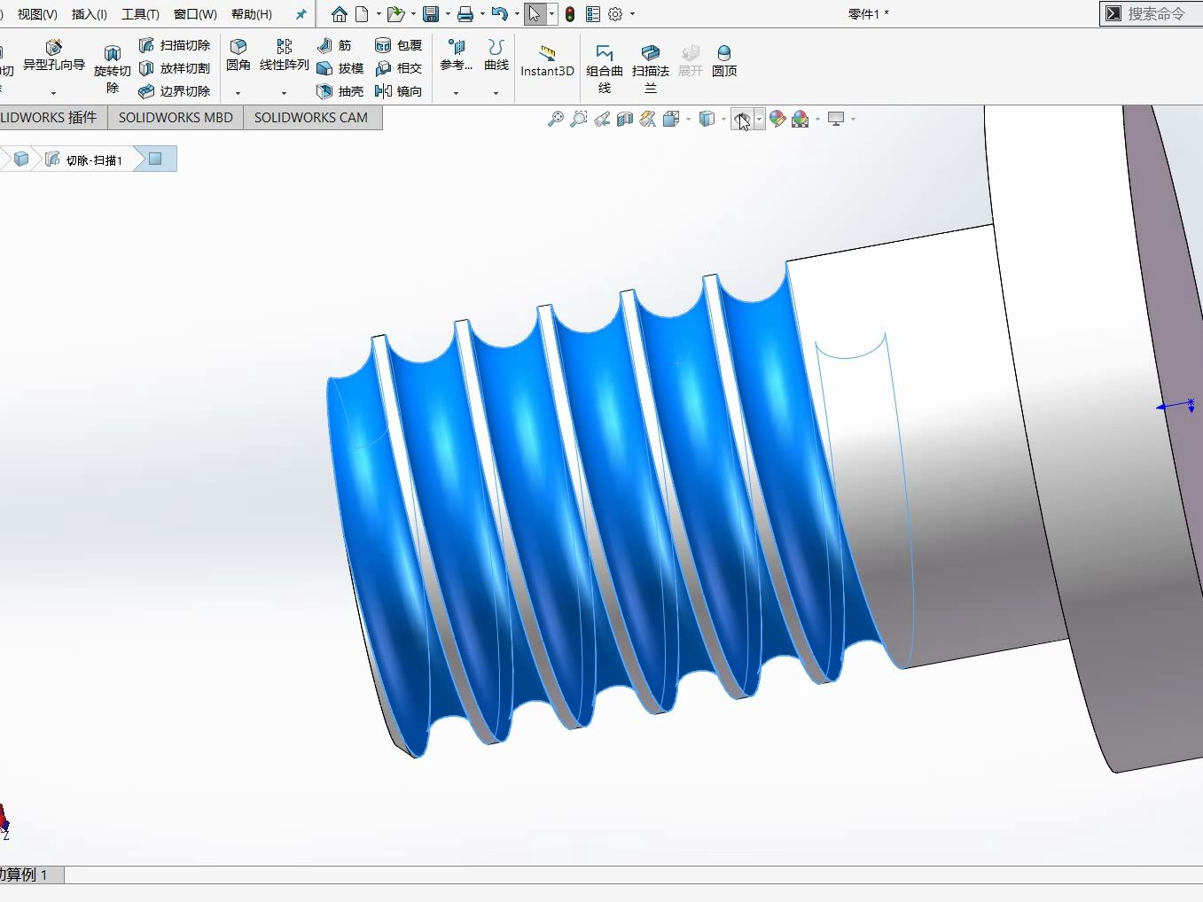 solidworks画滚珠丝杠螺母副哔哩哔哩bilibili