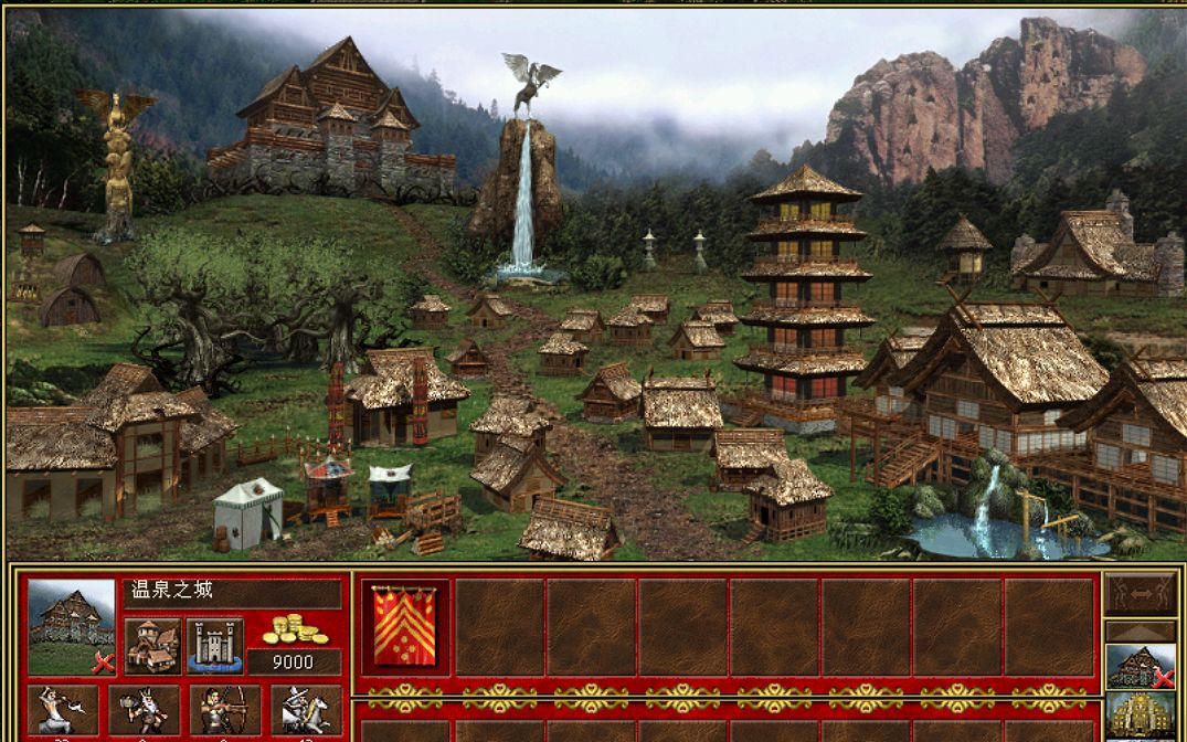 英雄无敌3特大双随机图壁垒200难度1v7高贵暴力的大地精灵