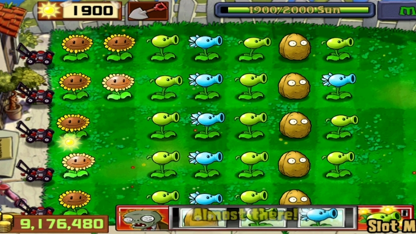 植物大战僵尸1 mini games 老虎机