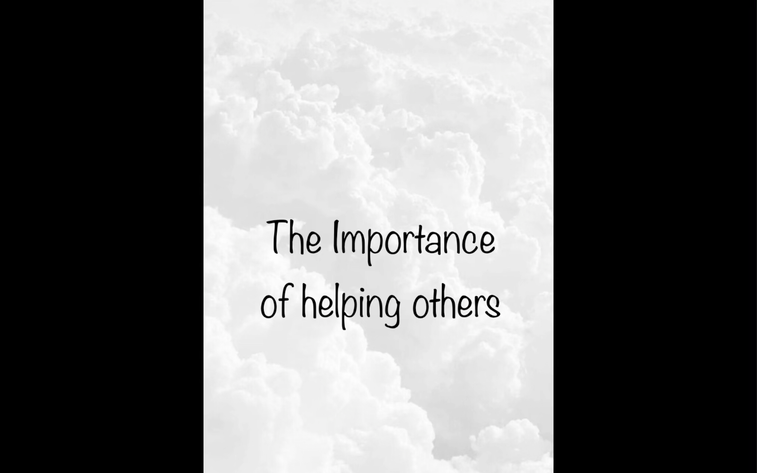 [图]The importance Of helping Others