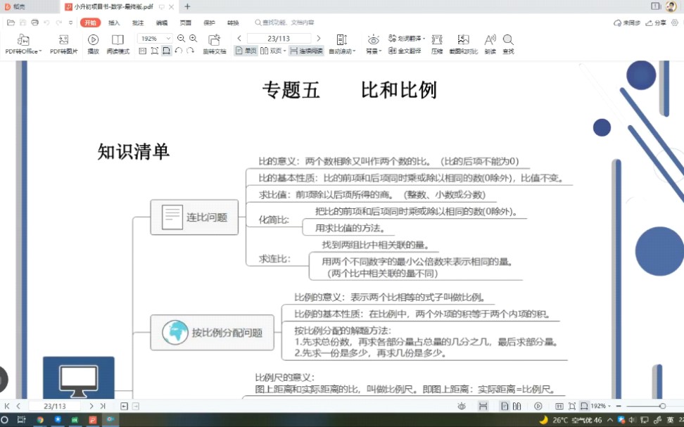 数学—小初项目书—专题五 比和比例哔哩哔哩bilibili