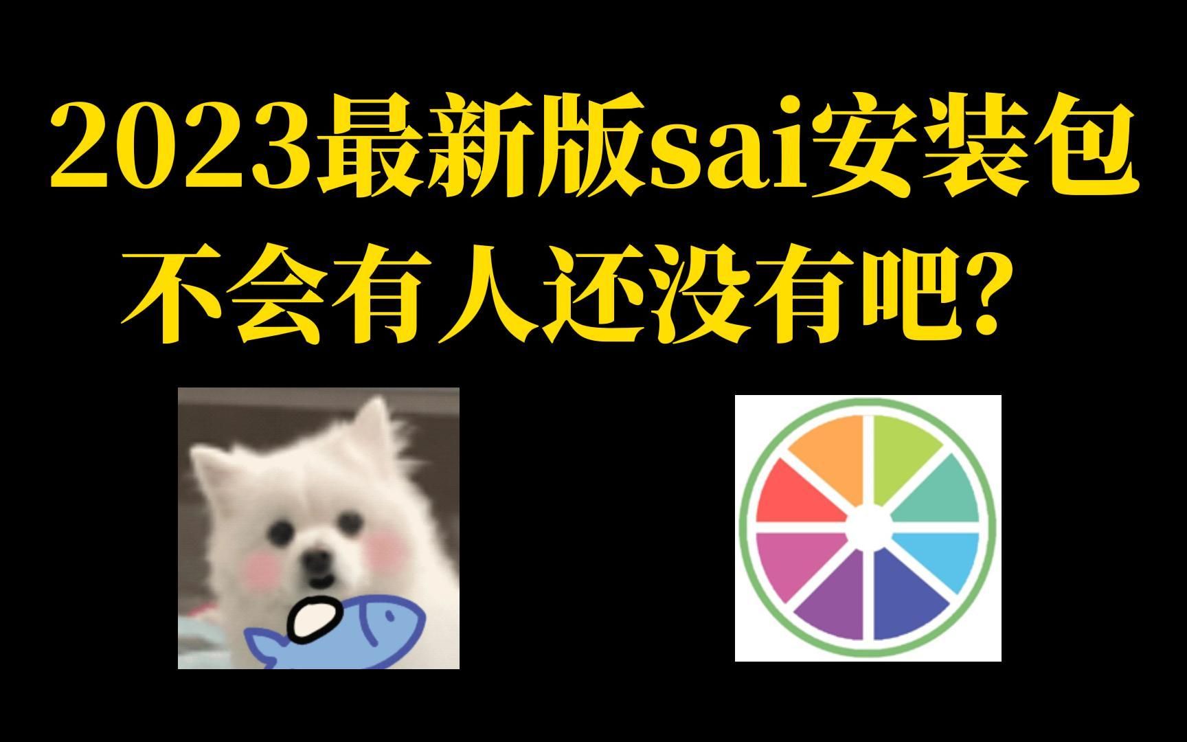 【sai/新版安装包/笔刷】sai2023最新版安装包无偿分享,让我看看谁还没有?附安装教程,一键安装永久使用,内置大量笔刷哔哩哔哩bilibili