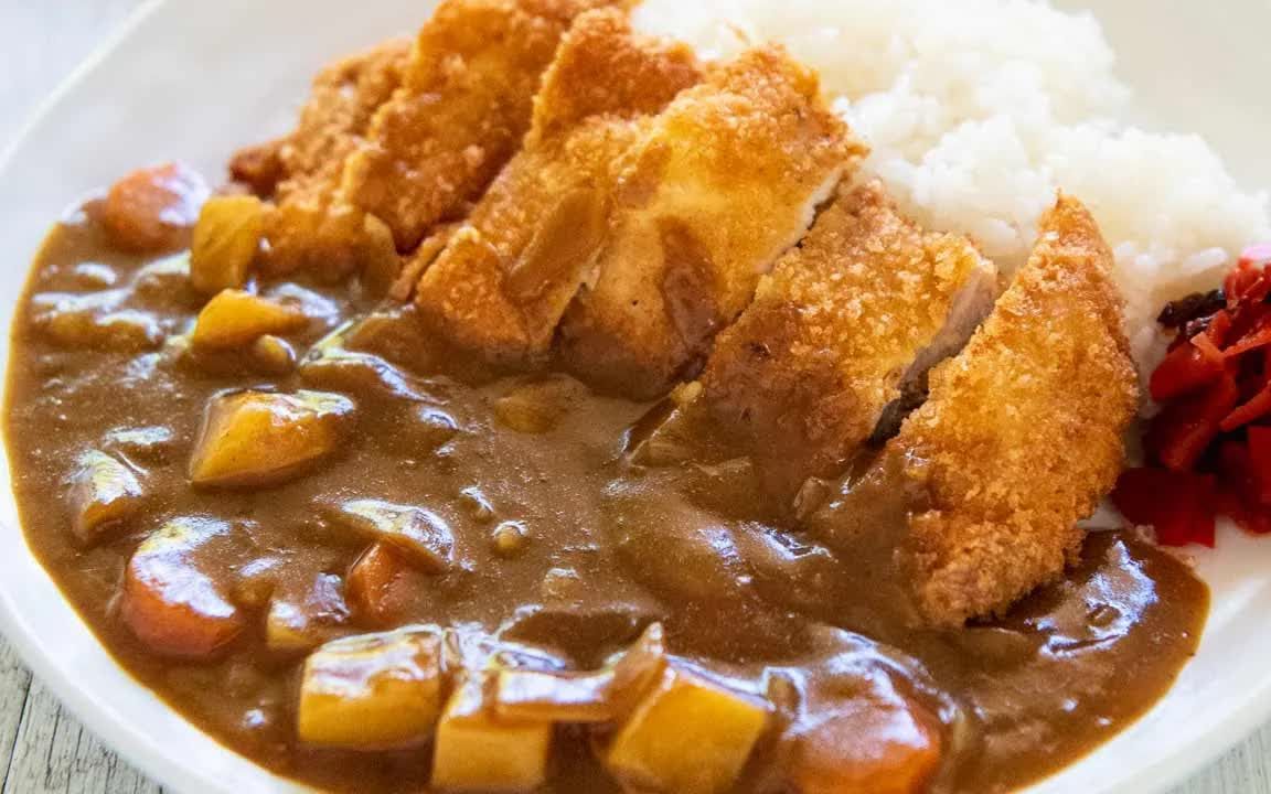 [图]【美食/RecipeTin Eats】日式卡苏咖喱酱鸡肉跟饭