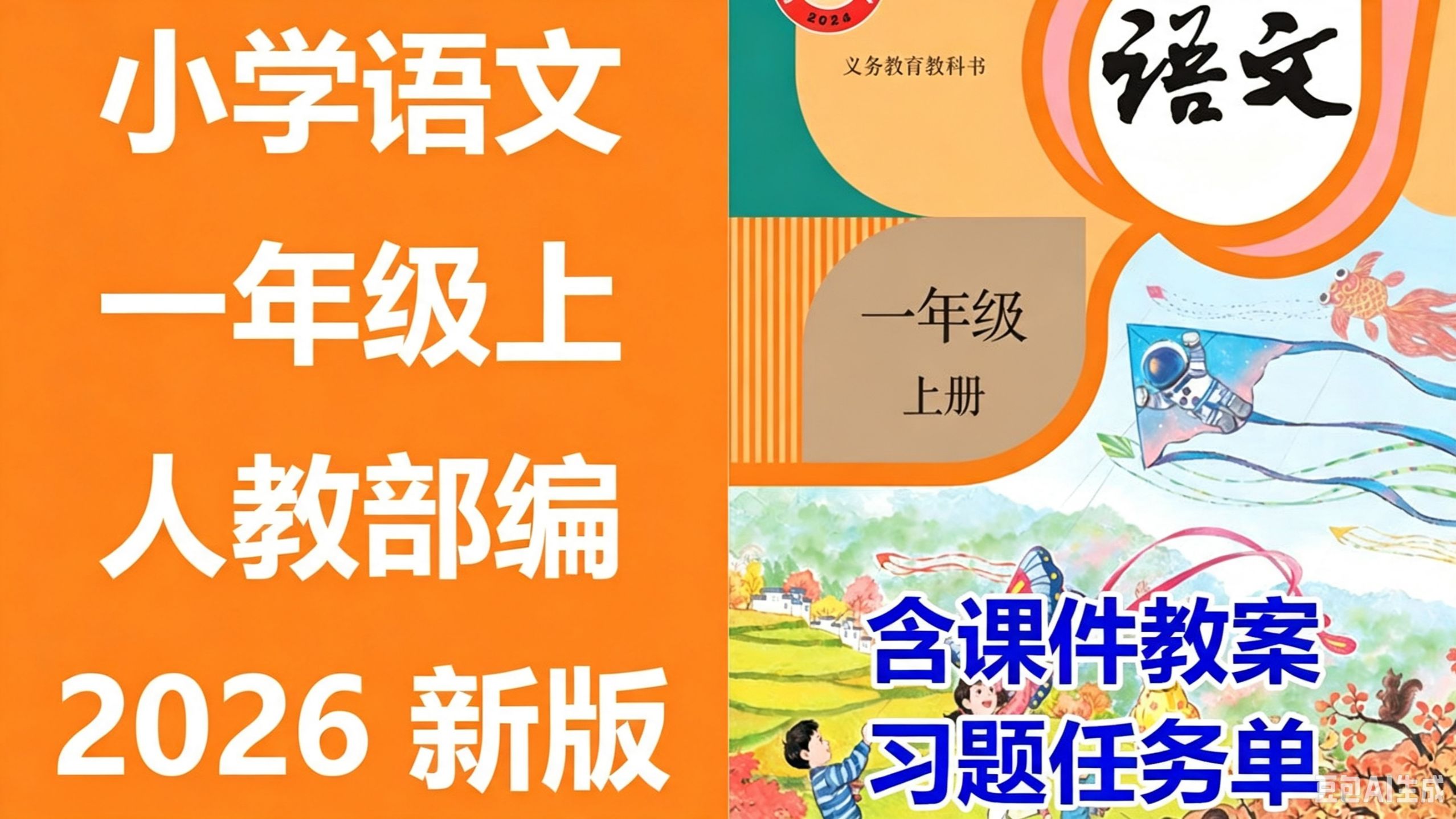 【98集全】2026新版 小学语文 一年级上册 统编版 部编版 人教版 空中云课堂 含课件教案 学习任务单 课后练习 1年级语文 1年级语文下册