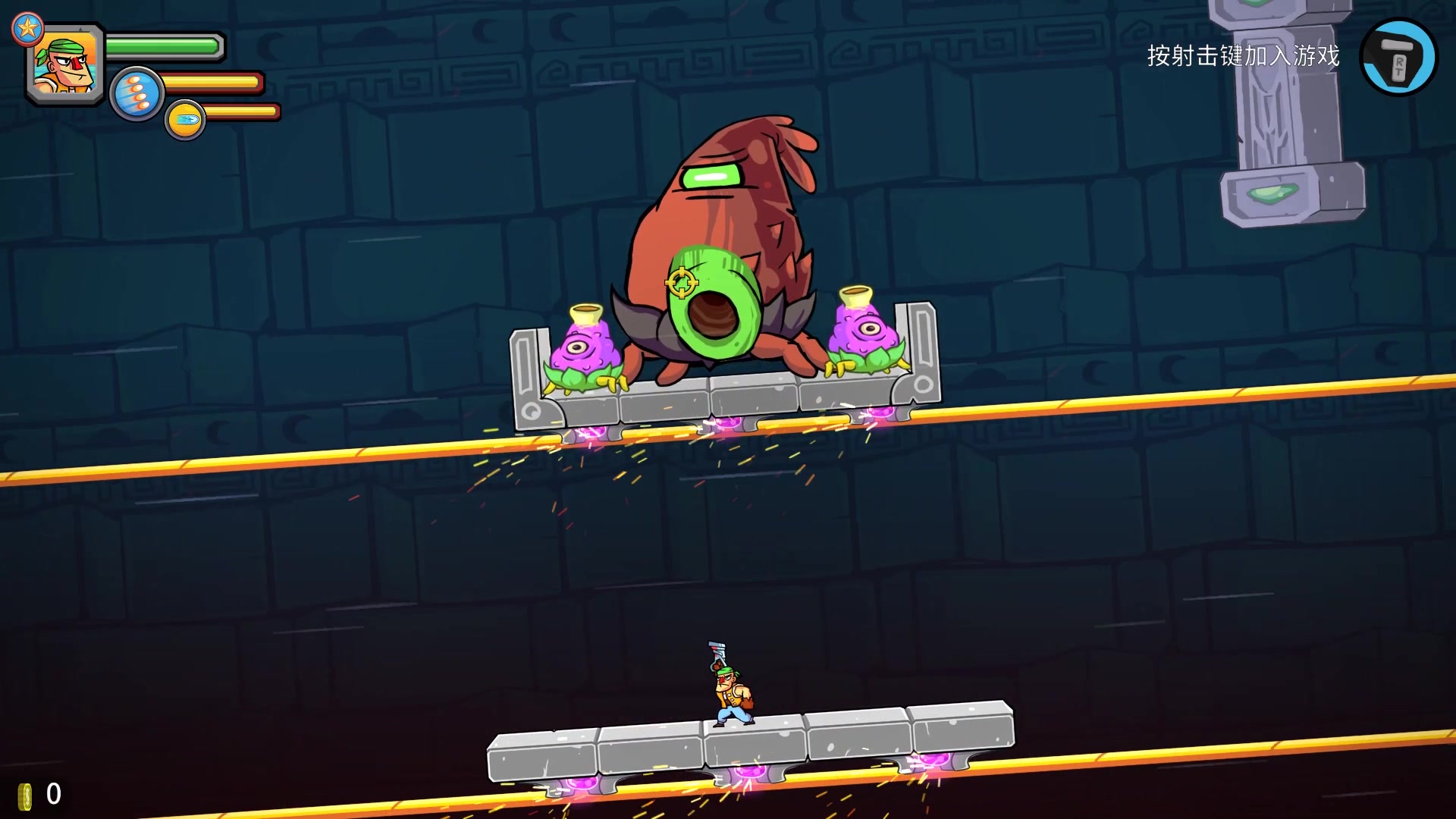 贪婪的枪greedyguns2d横版动作射击游戏快速游戏通关攻略vol1