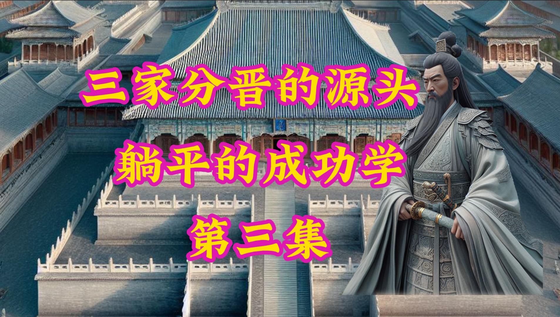 躺平也就是不争,夫不争故天下莫能与之争 西周 东周 春秋战国 东周列国 三家分晋 晋国 权臣 晋文公 赵盾哔哩哔哩bilibili