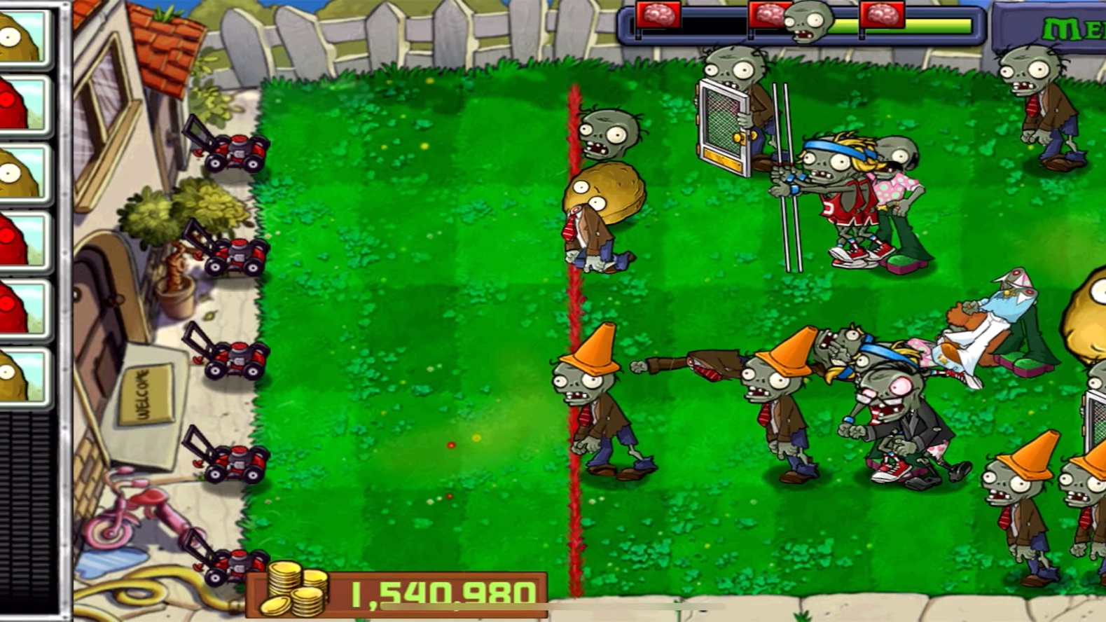 (自用)存档pvz minigames 坚果保龄球2